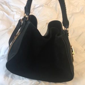 Black hobo bag